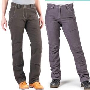 Set of 2 Dovetail Workwear canvas pants; both size 12 x 32, NWT.